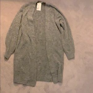 H&M Gray Cardigan/Duster NWT